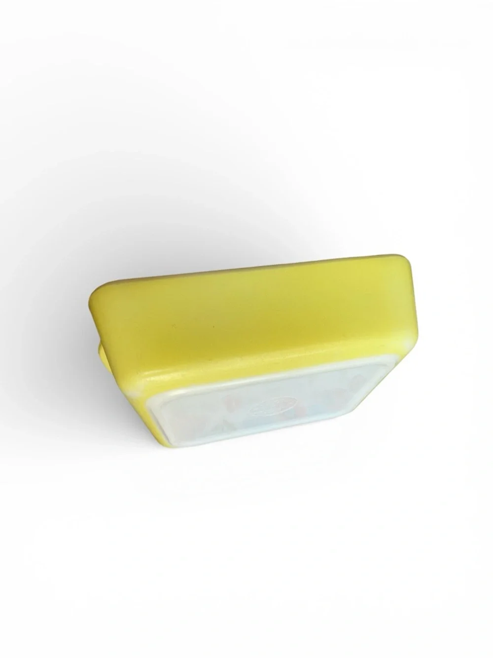 Vintage Pyrex Yellow Refrigerator Dish 503-B - A-3 4 - PAT OFF - FRIDGIE